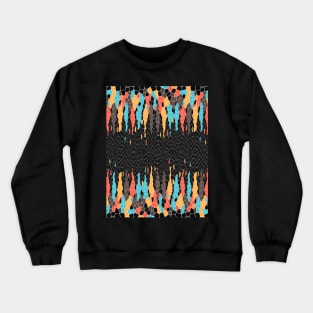 Digital mosaic gradient Crewneck Sweatshirt